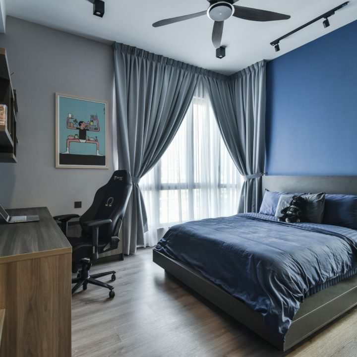 blue bedroom