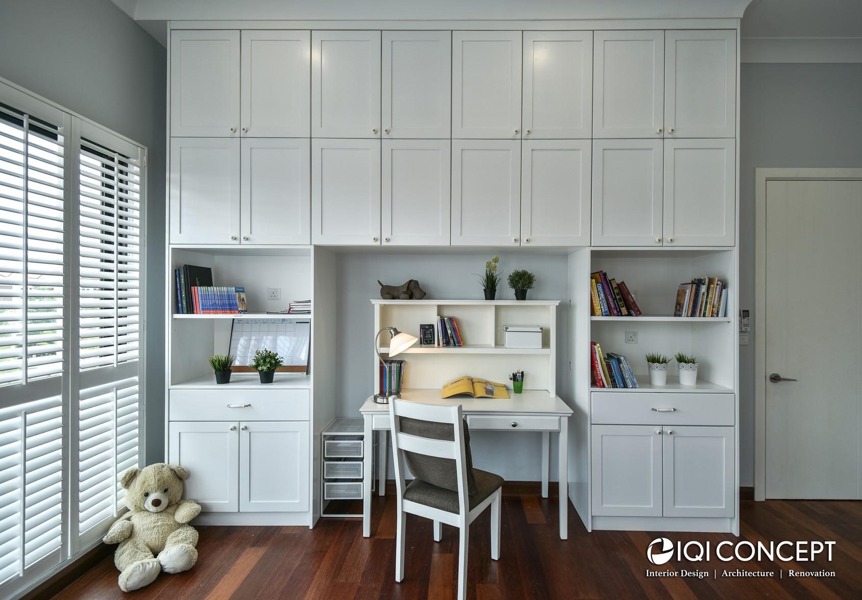 modern classic home office cabinet design