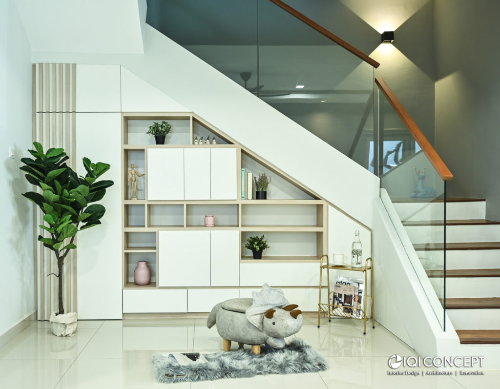 cabinet storage under stairs