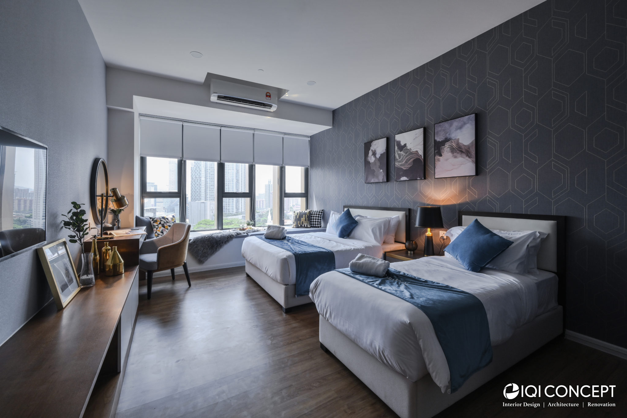 Mixing and Matching Wallpaper Patterns for a Cohesive Look IQI Concept