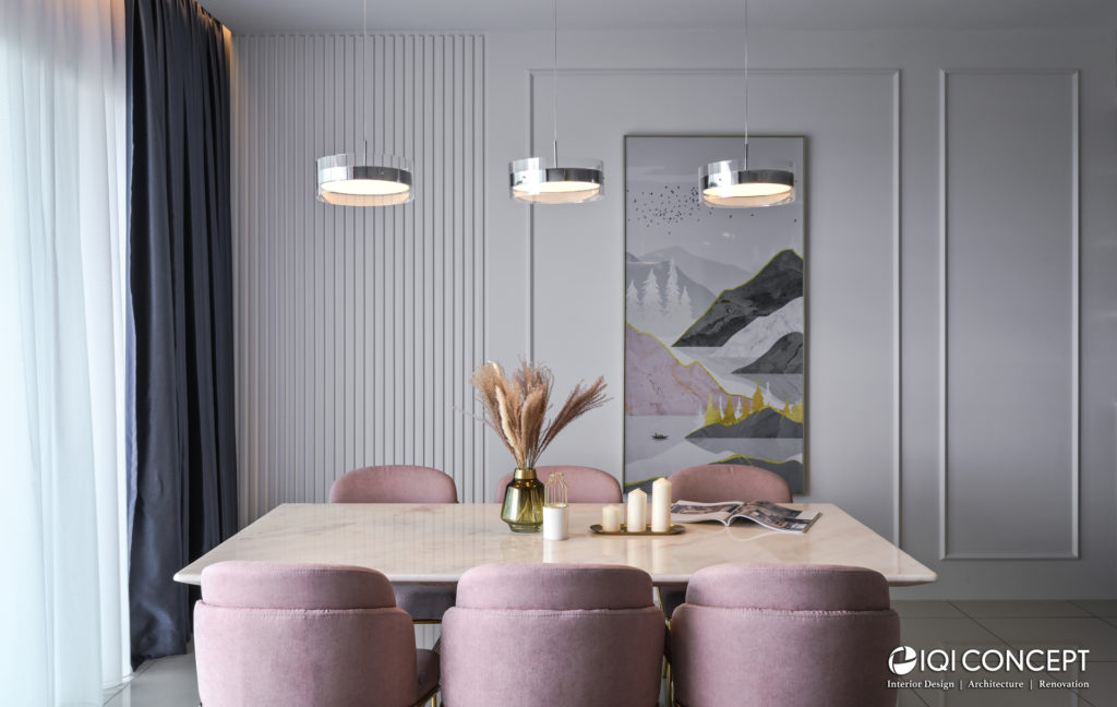 modern interior design dining table