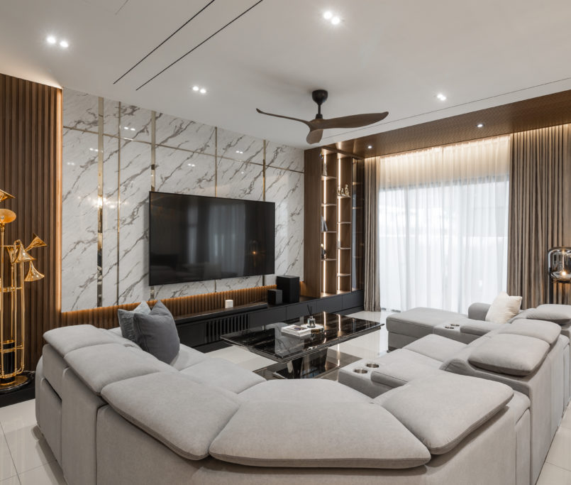 Modern luxury living room