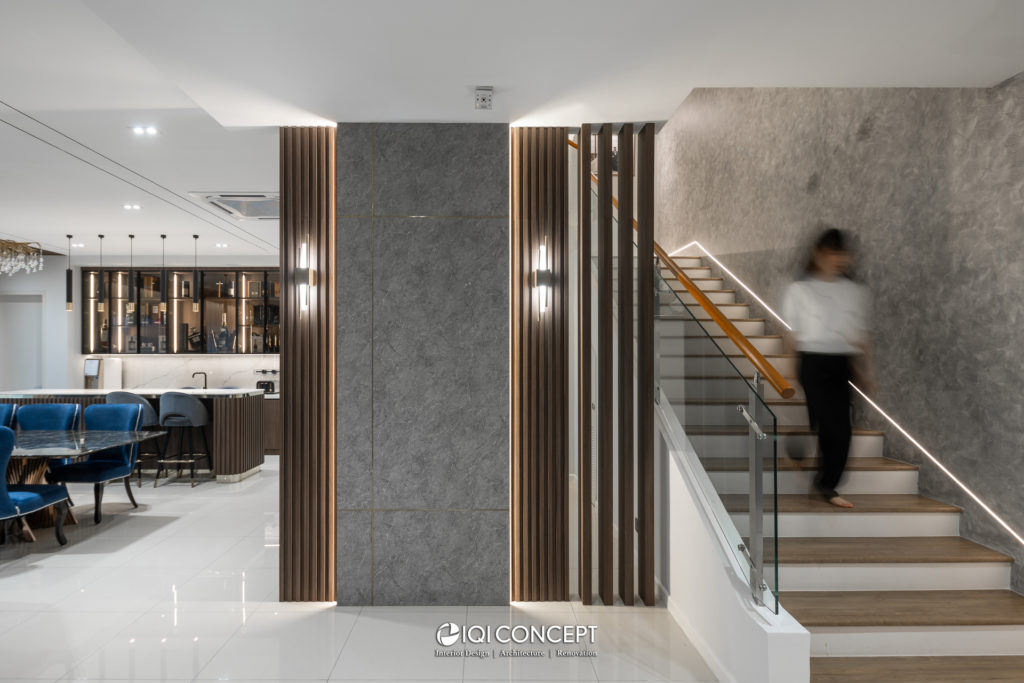 Modern luxury stairs panel