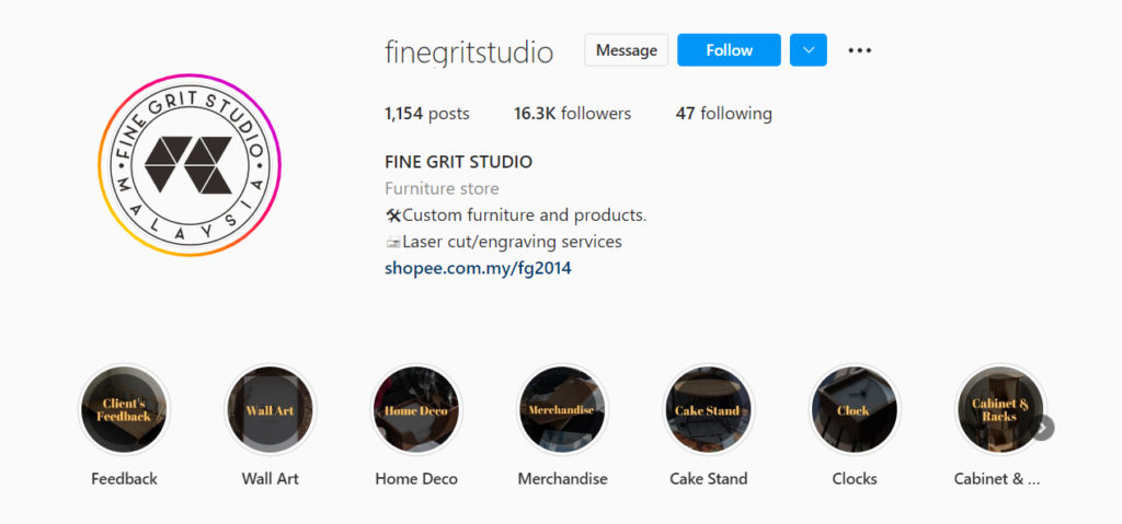 malaysia furniture brand fine grit studio