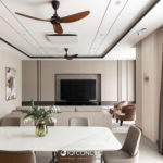 modern contemporary living interior