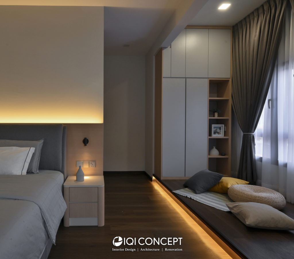 Modern Minimalist bedroom platform