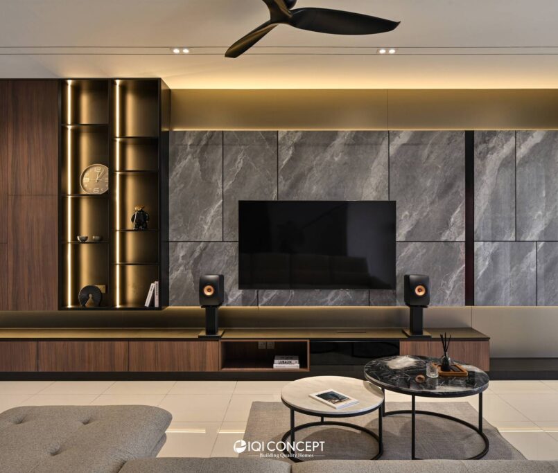 tv feature wall
