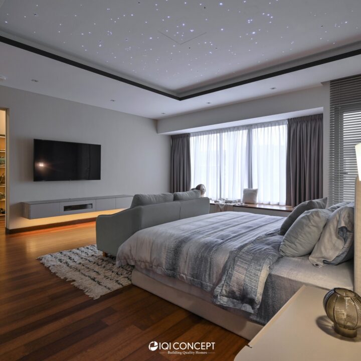 modern light luxury master beroom
