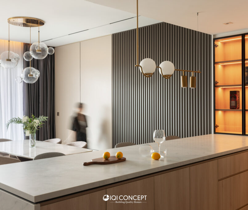 dry island kitchen