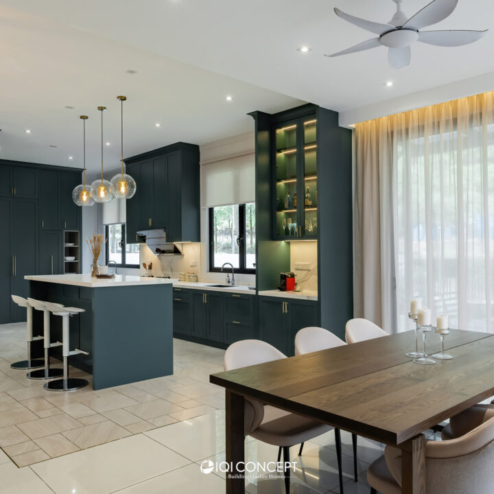 green kitchen