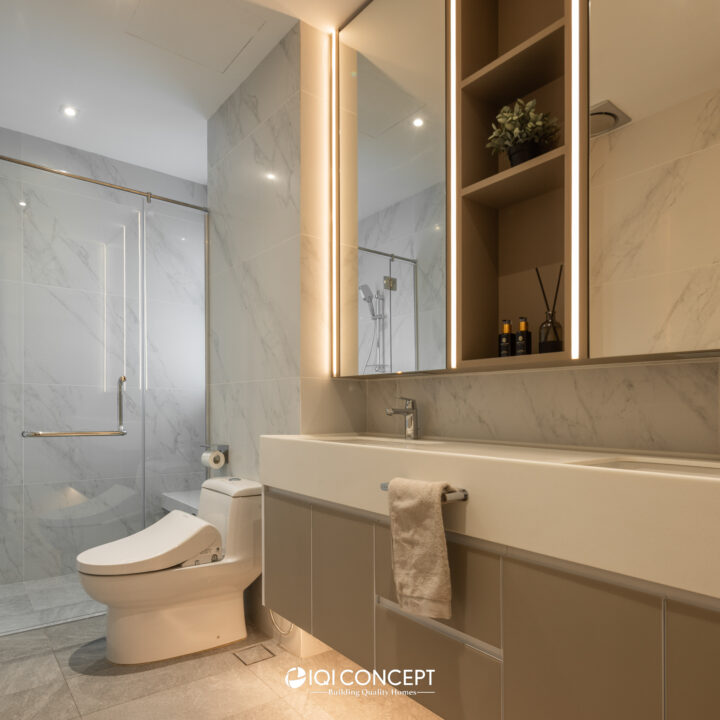 modern minimal toilet