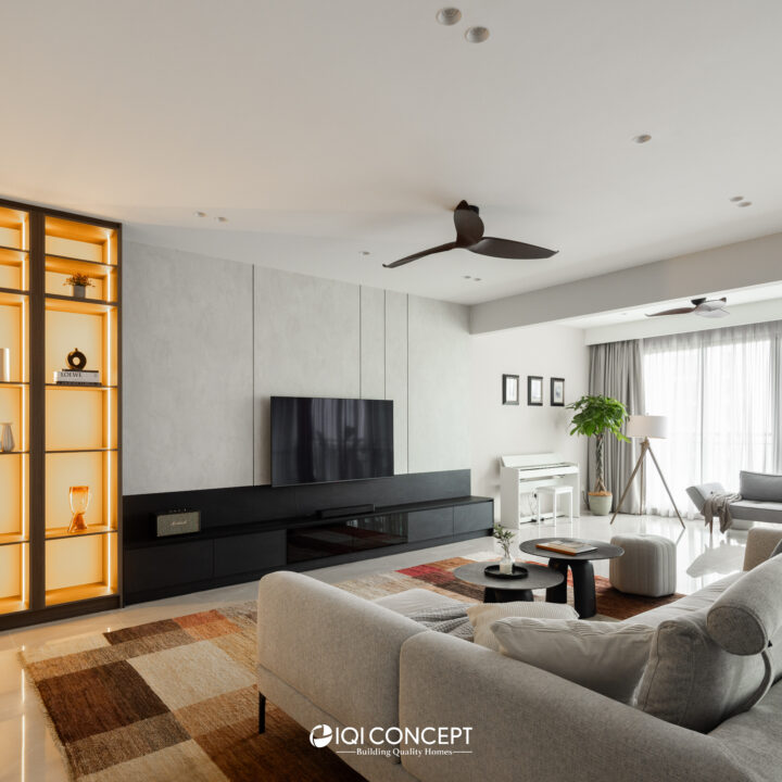 Mont Kiara condo interior design living room