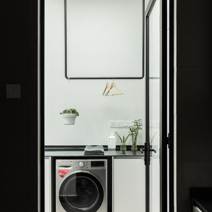 skylight laundry washer area